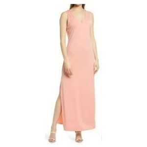 Open Edit Reversible Sleeveless Orange Maxi Dress size M